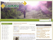 Tablet Screenshot of camminacammini.com
